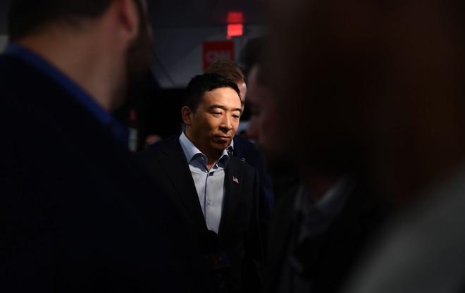 Ông Andrew Yang. Ảnh: AFP.