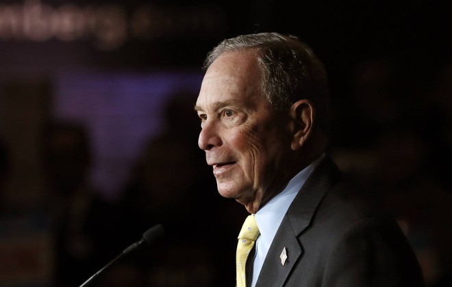 Tỷ phú Michael Bloomberg. Ảnh: AP.