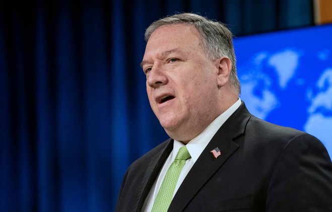 Ngoại trưởng Mỹ Mike Pompeo. Ảnh: AP.