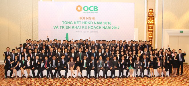 Năm 2016, OCB đạt lợi nhuận 484 tỷ đồng, nợ xấu 1,51%