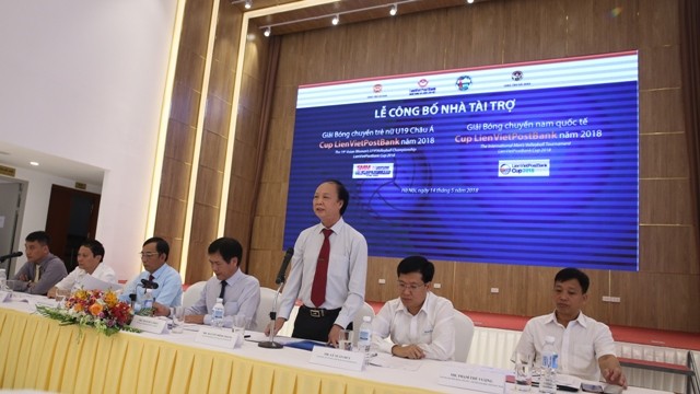 LienVietPostBank tài trợ 40.000 USD cho giải bóng chuyền nam quốc tế