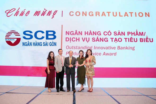 SCB: Lần thứ 3 liên tiếp là “Ngân hàng có sản phẩm dịch vụ sáng tạo tiêu biểu” 