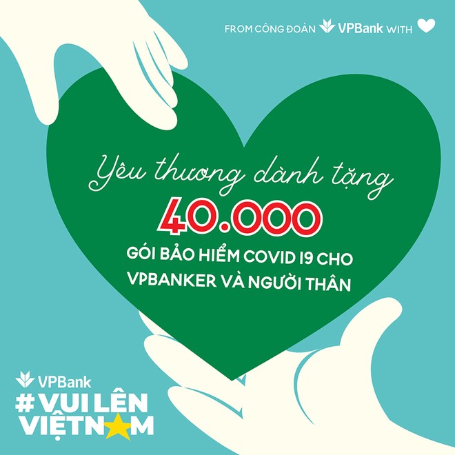 VPBank tặng bảo hiểm Anti - Covid cho toàn bộ nhân viên và người thân