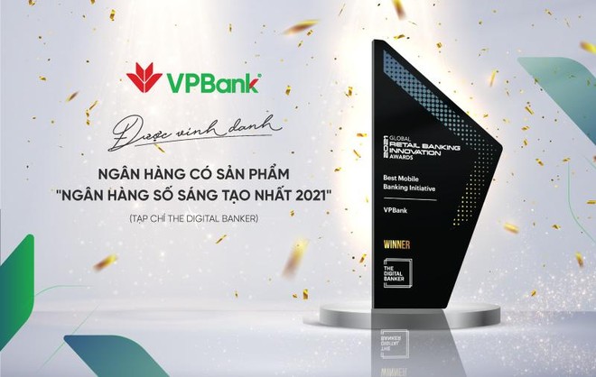 VPBank nhận giải thưởng “Ngân hàng số sáng tạo nhất 2021”