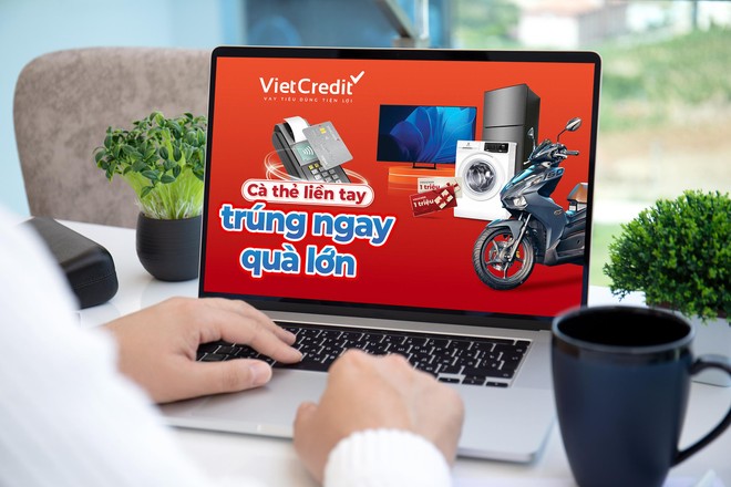 Trúng xe tay ga, đồ điện máy khi cà thẻ VietCredit để mua sắm