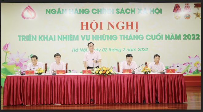 Đến 30/6/2022, tỷ lệ nợ quá hạn và nợ khoanh toàn hệ thống Ngân hàng Chính sách xã hội chiếm 0,7%/tổng dư nợ