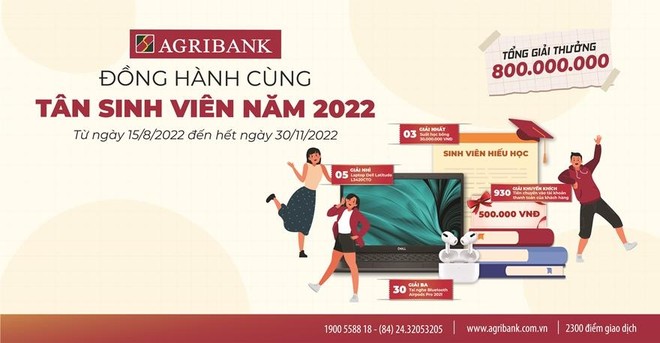 Agribank: Chào đón Tân sinh viên 2022 với nhiều phần quà hấp dẫn