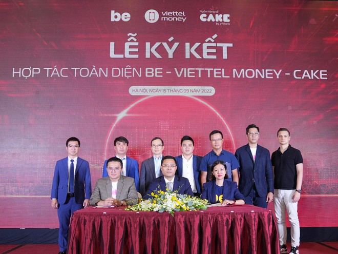 Cake by VPBank và Nền tảng tiêu dùng đa dịch vụ Be hợp tác toàn diện với Viettel Money 