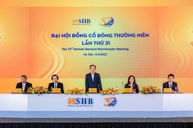 ĐHCĐ thường niên 2023 SHB: Sẽ thay đổi chiến lược về cổ đông là nhà đầu tư nước ngoài