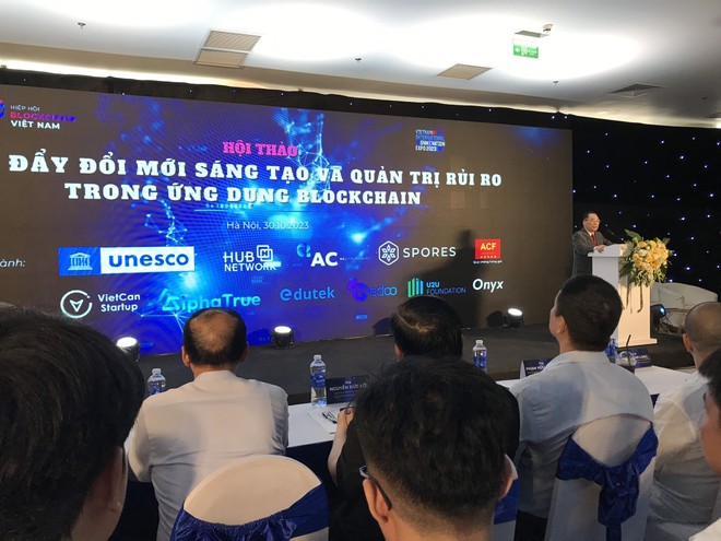 Ông Hoàng Văn Huây, nguyên Thứ trưởng Bộ Khoa học và Công nghệ, Chủ tịch Hiệp hội Blockchain Việt Nam