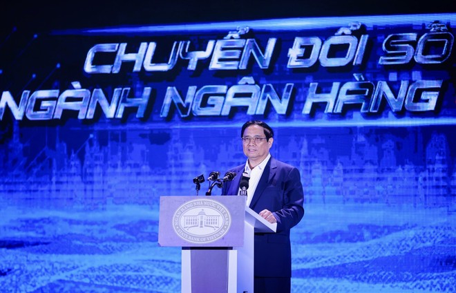 Ông Phạm Minh Chính, Uỷ viên Bộ Chính trị, Thủ tướng Chính phủ phát biểu tại sự kiện