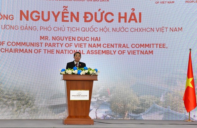 Phó Chủ tịch Quốc hội Nguyễn Đức Hải phát biểu tại Hội nghị. Ảnh: VGP/HT