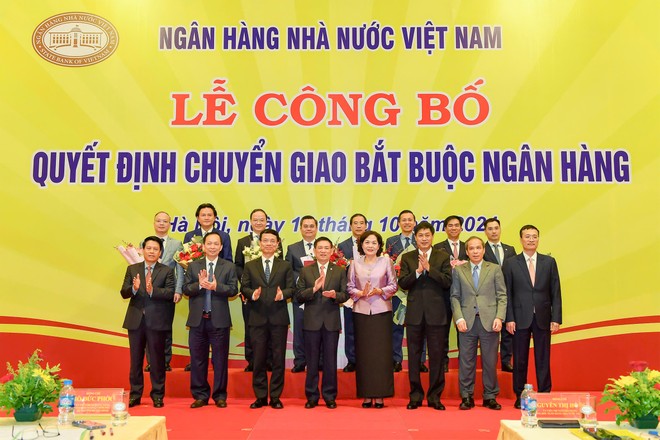 Sau khi được chuyển giao bắt buộc, CB và OceanBank sẽ là các NHTM TNHH một thành viên do Vietcombank và MB sở hữu 100% vốn điều lệ.