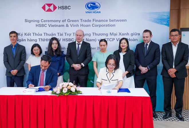 HSBC tài trợ tín dụng thương mại xanh cho Vĩnh Hoàn (VHC)