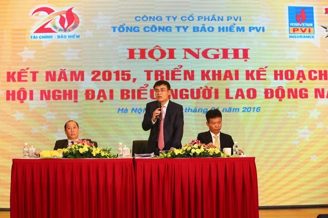 Năm 2015, Bảo hiểm PVI đạt 6.500 tỷ đồng doanh thu bảo hiểm gốc