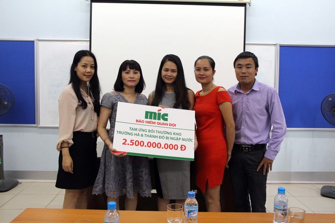 MIC tạm ứng bồi thường 2,5 tỷ đồng cho 2 kho hàng trong trận mưa cuối tháng 5