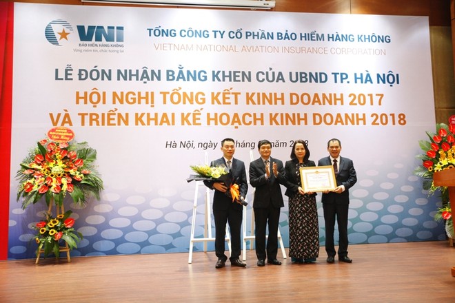 Năm 2018, Bảo hiểm hàng không (VNI) đặt mục tiêu gần chạm mốc 1.000 tỷ đồng doanh thu