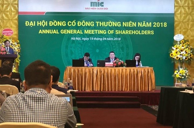 Đại hội đồng cổ đông Bảo hiểm MIC: Phải thoái vốn khỏi các dự án bất động sản trong năm 2018