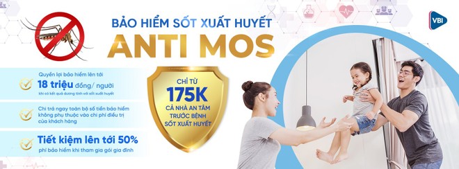 VBI ra mắt Bảo hiểm Bệnh sốt xuất huyết ANTI MOS