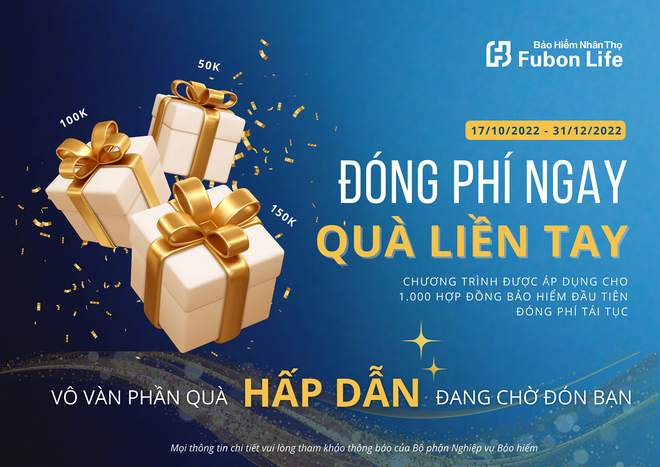 Fubon tặng 1.000 phần quà cho người tham gia bảo hiểm