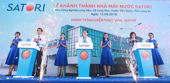 Satori khánh thành nhà máy sản xuất nước uống tinh khiết