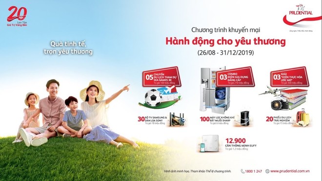 Prudential triển khai chương trình “Hành động cho yêu thương” 