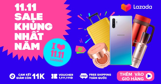 Lazada “tung” ra hàng trăm ngàn mã giảm giá với tổng giá trị lên đến 11 tỷ đồng