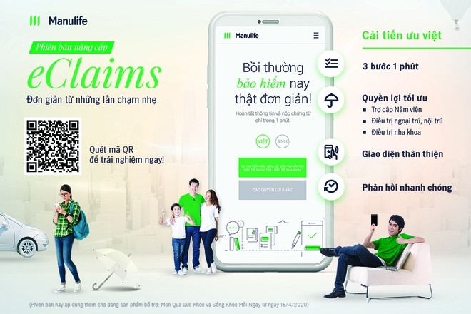 Manulife Việt Nam nâng cấp giải pháp số hóa trong trải nghiệm giải quyết quyền lợi bảo hiểm cho khách hàng