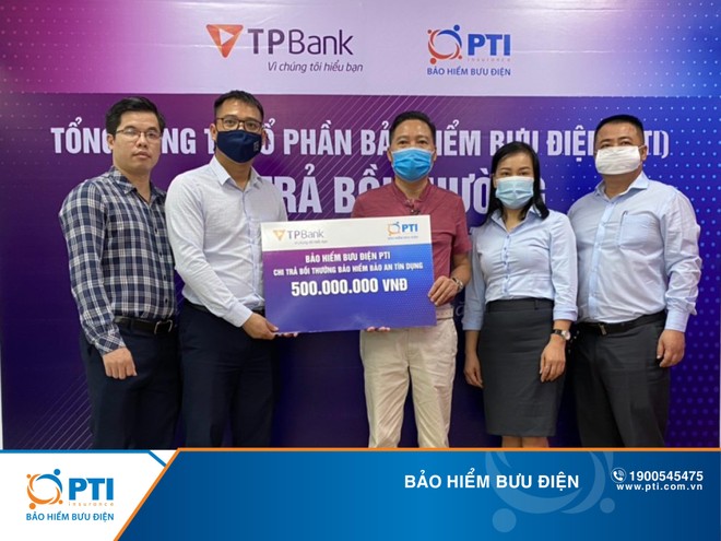 PTI bồi thường 500 triệu đồng cho khách hàng tham gia bảo hiểm bảo an tín dụng