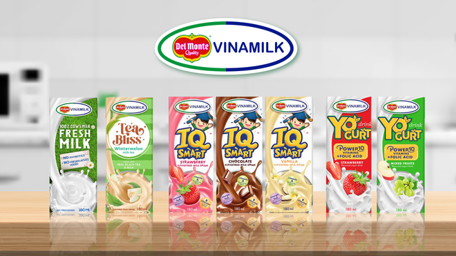 4 dòng sản phẩm của Liên doanh Del Monte-Vinamilk