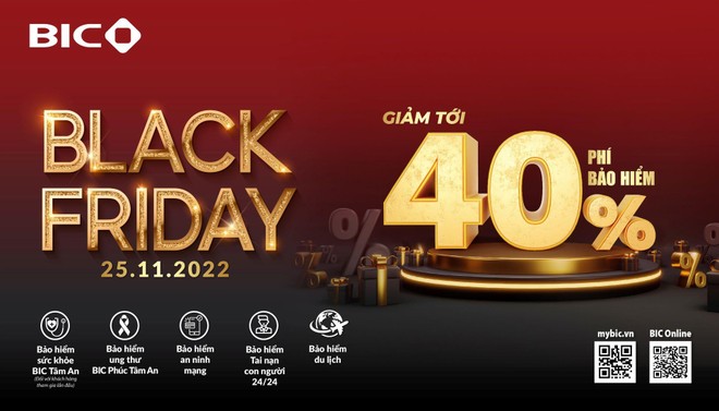 Black Friday 25.11.2022: BIC giảm phí tới 40% 