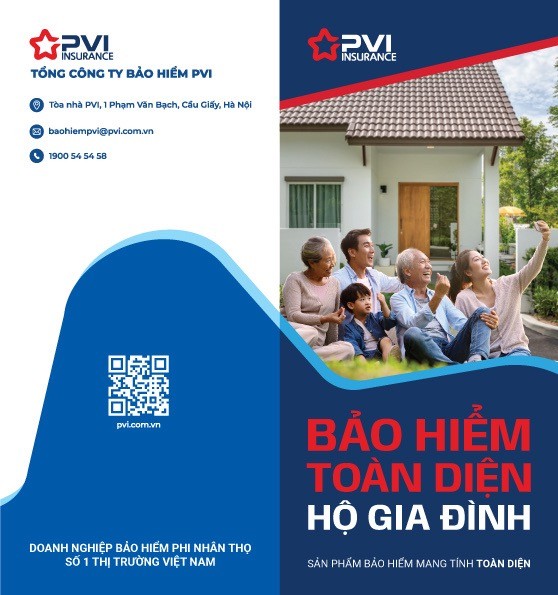 Bảo hiểm PVI ra mắt sản phẩm Bảo hiểm toàn diện hộ gia đình