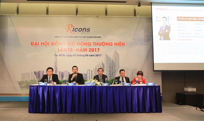 Ricons dự kiến tăng quy mô vốn lên 305 tỷ đồng trong năm 2017