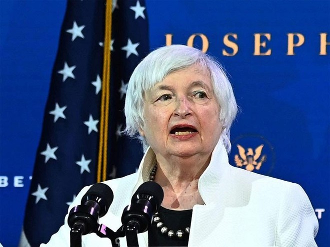 Bộ trưởng Tài chính Mỹ Janet Yellen. Ảnh: AFP