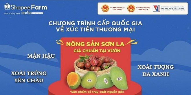 Nông sản Sơn La lên Shopee