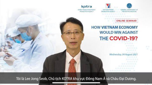 Chủ tịch KOTRA khu vực Đông Nam Á và Châu Đại Dương cho biết, Hàn Quốc vẫn đang duy trì vị thế số 1 trong số các quốc gia có vốn FDI tại Việt Nam với tổng số dự án là khoảng 9,100 dự án.