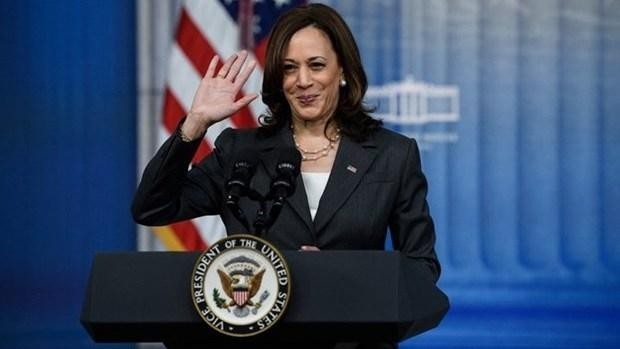 Phó tổng thống Mỹ Kamala Harris. Ảnh: AFP