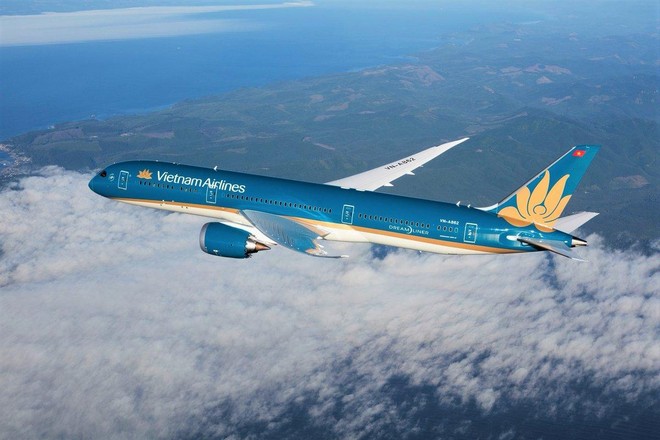 Một tàu bay Boeing 787 của Vietnam Airlines.