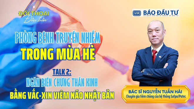 Ngăn biến chứng thần kinh bằng vắc-xin viêm não Nhật Bản 