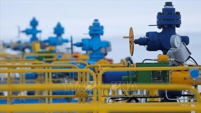  Toàn cảnh giếng khí đốt Bovanenkovo thuộc sở hữu của Tập đoàn Gazprom (Nga) ở bán đảo Yamal. Ảnh: Reuters/TTXVN