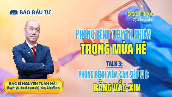 Phòng bệnh viêm gan siêu vi B bằng vắc-xin