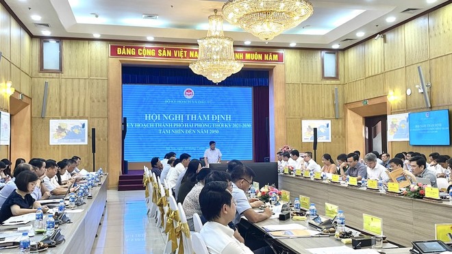 Hội nghị thẩm định Quy hoạch Thành phố Hải Phòng thời kỳ 2021 - 2030, tầm nhìn đến năm 2050.