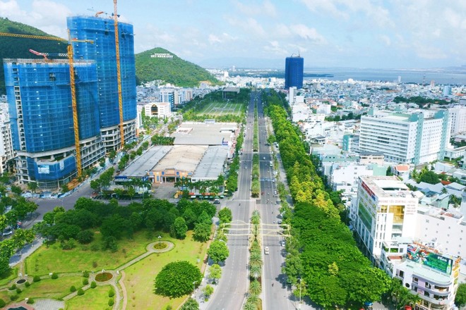 Tòa tháp A cao 36 tầng và tháp B cao 41 tầng tại dự án I - Tower Quy Nhơn sẽ tiến hành cất nóc và triển khai thi công hoàn thiện trong năm 2024