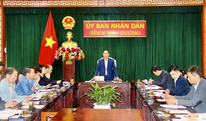 Ông Lưu Văn Bản, Phó chủ tịch Thường trực UBND tỉnh Hải Dương yêu cầu các địa phương, đơn vị liên quan khẩn trương, kiên quyết trong thu hồi đất để giải phóng mặt bằng, nhất là những diện tích đất thuộc diện thu hồi từ lâu.