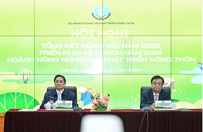 Hội nghị tổng kết công tác năm 2023, triển khai nhiệm vụ 2024 của ngành nông nghiệp và phát triển nông thôn.