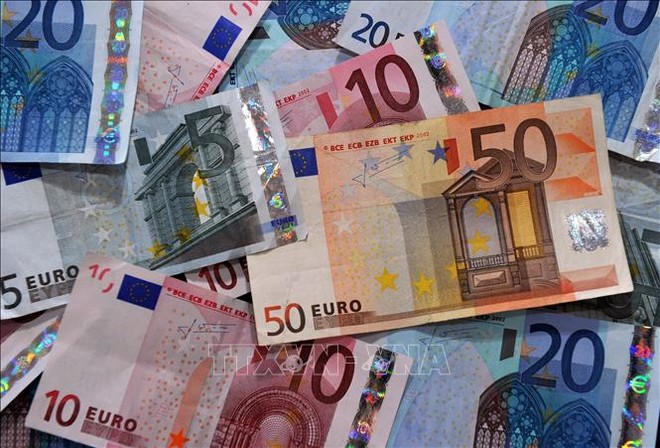 Đồng Euro. Ảnh: AFP/TTXVN