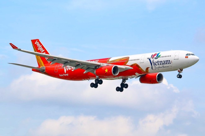 Kết quả tài chính sau kiểm toán cho thấy Vietjet đạt lợi nhuận vận tải hàng không tích cực trong năm 2023. - Ảnh: TL 