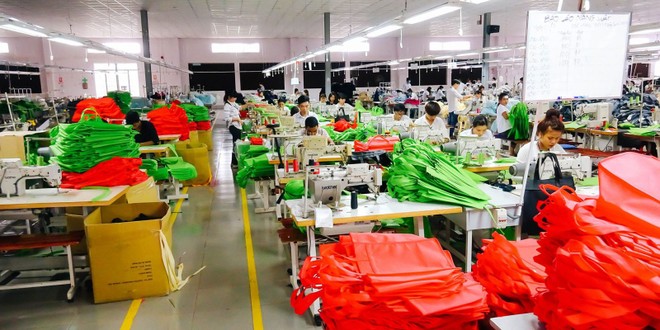 Một xưởng sản xuất túi dệt (ảnh minh hoạ)