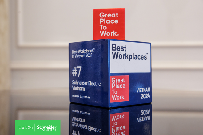 Schneider Electric Việt Nam lần đầu tiên được vinh danh giải thưởng Nơi làm việc tốt nhất