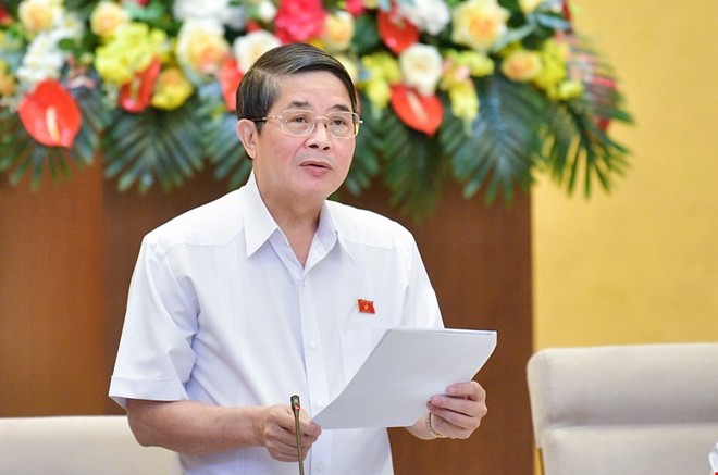 Phó chủ tịch Quốc hội Nguyễn Đức Hải phát biểu kết luận.